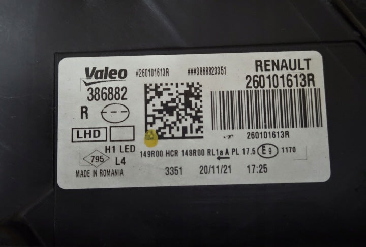 Frontscheinwerfer Dacia Duster 260101613R Rechts Scheinwerfer Headlight SCH4173097173go