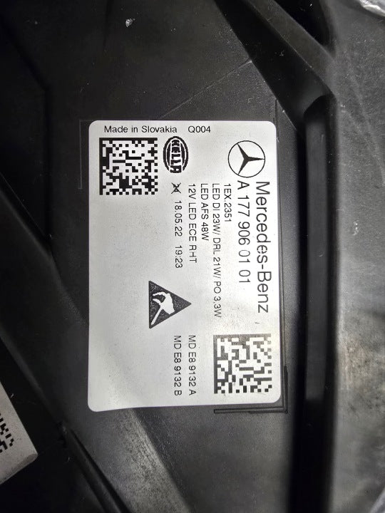 Frontscheinwerfer Mercedes-Benz W177 A1779060101 LED Links Headlight SCH4255235378tn