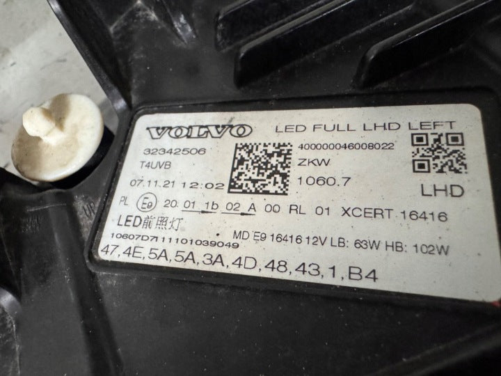 Frontscheinwerfer Volvo Xc60 II 32342506 LED Links Scheinwerfer Headlight SCH4286942051ge
