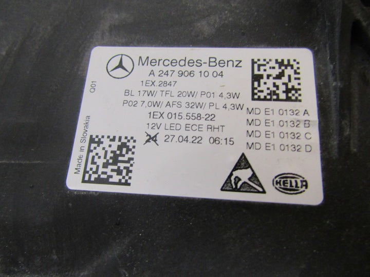 Frontscheinwerfer Mercedes-Benz W247 A2479061004 LED Rechts Headlight SCH4315637736yf