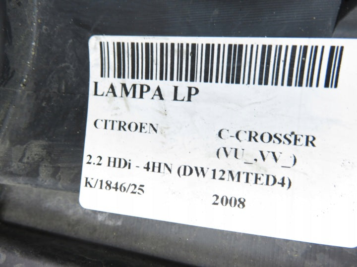 Frontscheinwerfer Citroën C-Crosser P7143L Links Scheinwerfer Headlight SCH4335568958vp