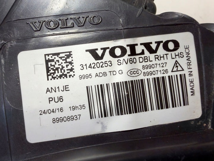 Frontscheinwerfer Volvo V60 S60 31420253 Ein Satz Scheinwerfer Headlight SCH4347748885ki