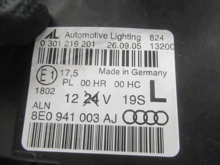 Frontscheinwerfer Audi A4 B7 8E0941004AJ 8E0941003AJ Rechts oder Links SCH4388982041ax
