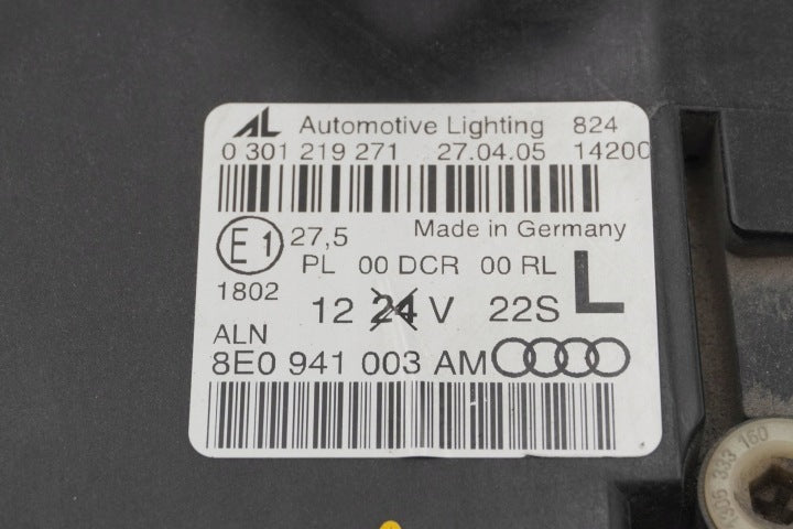 Frontscheinwerfer Audi A4 B7 8E0941003AM Links Scheinwerfer Headlight SCH4424607251bl