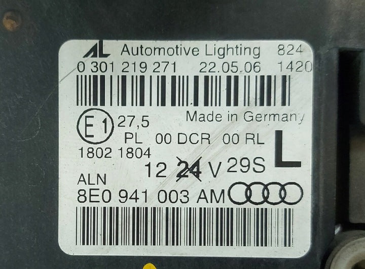 Frontscheinwerfer Audi A4 8E0941003AM 1307329115 Links Scheinwerfer Headlight SCH4452782168ir