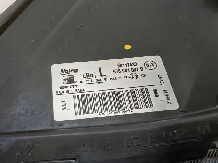 Frontscheinwerfer Seat Ateca 576941007D Links Scheinwerfer Headlight SCH4456751663oj