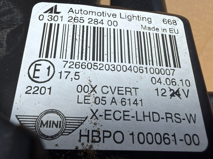 Frontscheinwerfer Mini R55 7266051 7266052 Ein Satz Scheinwerfer Headlight SCH4464394959lj