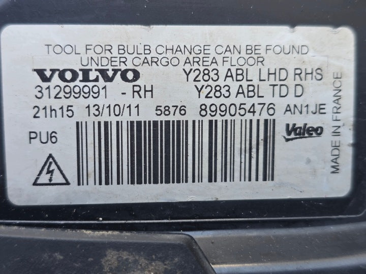 Frontscheinwerfer Volvo V60 S60 31299991-RH Rechts Scheinwerfer Headlight SCH4573159159ng