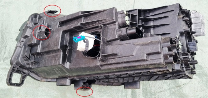 Frontscheinwerfer VW 0301138234 57L941060 Rechts Scheinwerfer Headlight SCH4585375738gx