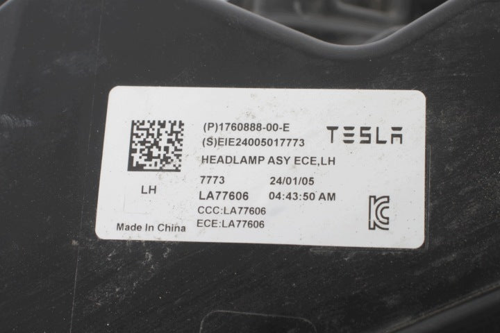 Frontscheinwerfer Tesla 3 1760888-00 LED Links Scheinwerfer Headlight SCH4592932171ct