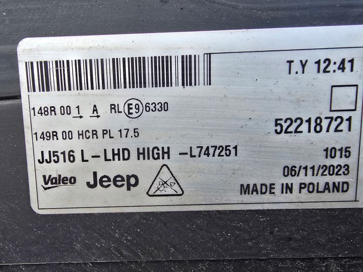 Frontscheinwerfer Jeep 52218721 LED Links Scheinwerfer Headlight SCH4617852840mp