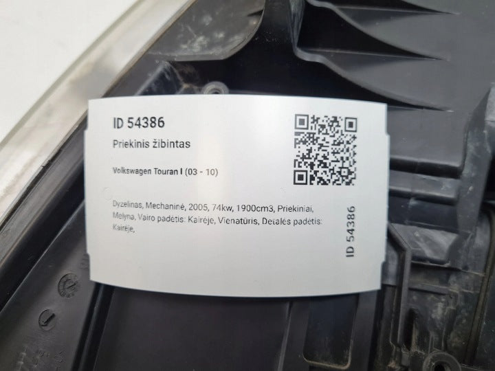 Frontscheinwerfer VW Touran 1T0941005D Links Scheinwerfer Headlight SCH4643030160pr