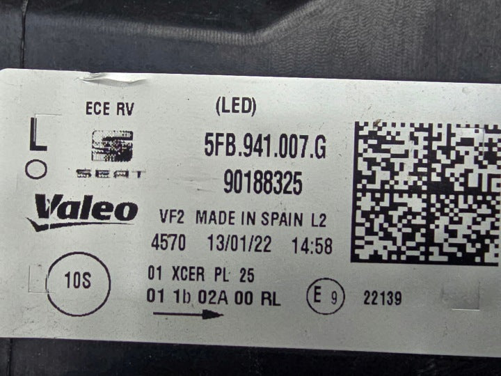Frontscheinwerfer Seat Leon 5FB941007G LED Links Scheinwerfer Headlight SCH4656628950yy