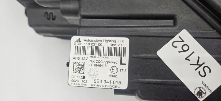 Frontscheinwerfer Skoda Octavia I 5E4941015 LED Links Scheinwerfer Headlight SCH4685597318ns