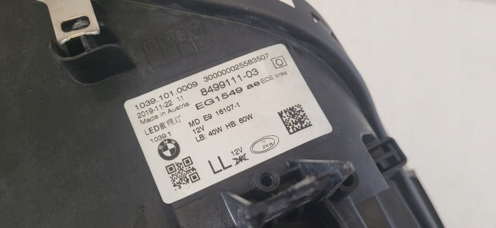 Frontscheinwerfer BMW 5 G31 G30 8499111-03 LED Links Scheinwerfer Headlight SCH4720384646ez
