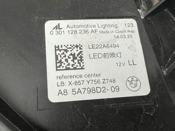 Frontscheinwerfer BMW 5 5A798D2-09 Full LED Rechts Scheinwerfer Headlight SCH4791203573ja