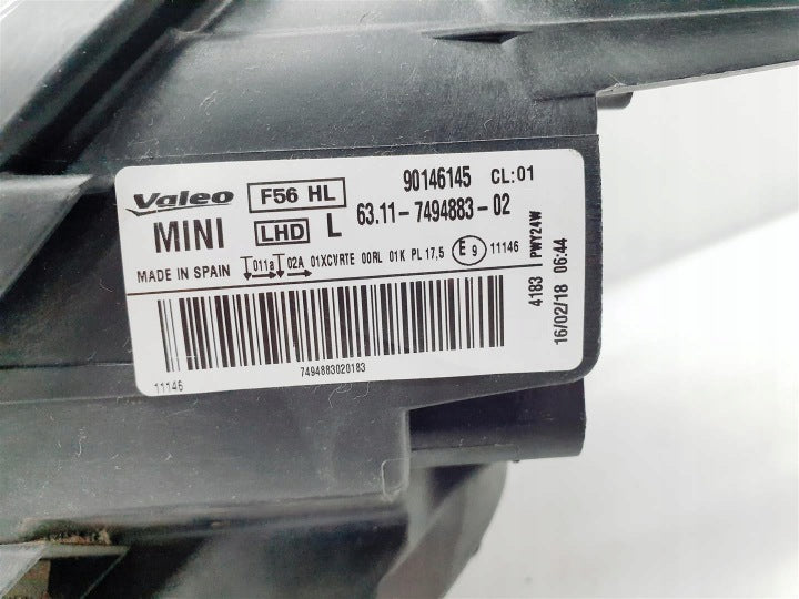 Frontscheinwerfer Mini F57 F54 F56 F55 749488302 Full LED Links Headlight SCH4797948204jg