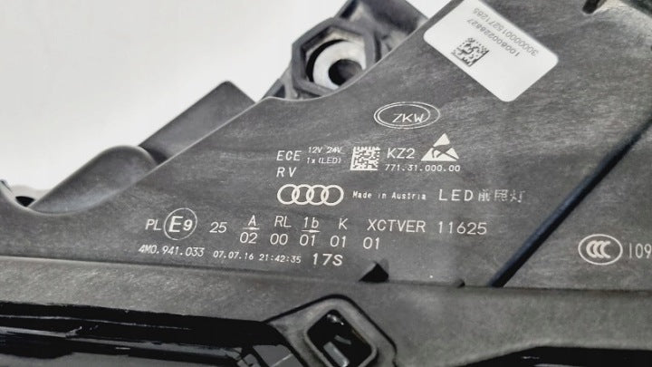 Frontscheinwerfer Audi Q7 4M0941033 Links Scheinwerfer Headlight SCH4842600521ls