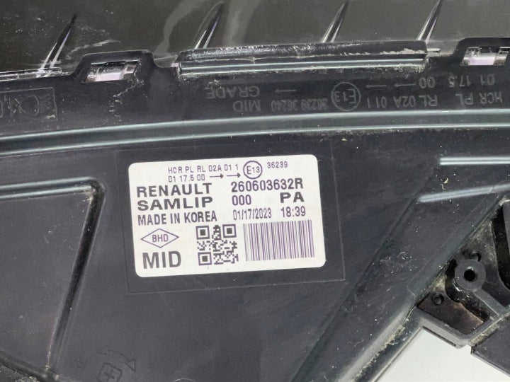 Frontscheinwerfer Renault Arkana 260603632R Links Scheinwerfer Headlight SCH4897014904ax