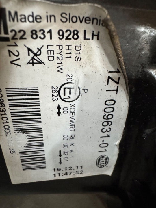 Frontscheinwerfer Opel Insignia A 22831928 1ZT00963101 Links Headlight SCH4907310006rp