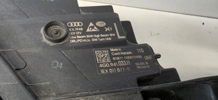 Frontscheinwerfer Audi A6 C7 4G0941033H LED Links Scheinwerfer Headlight SCH4916672205vq