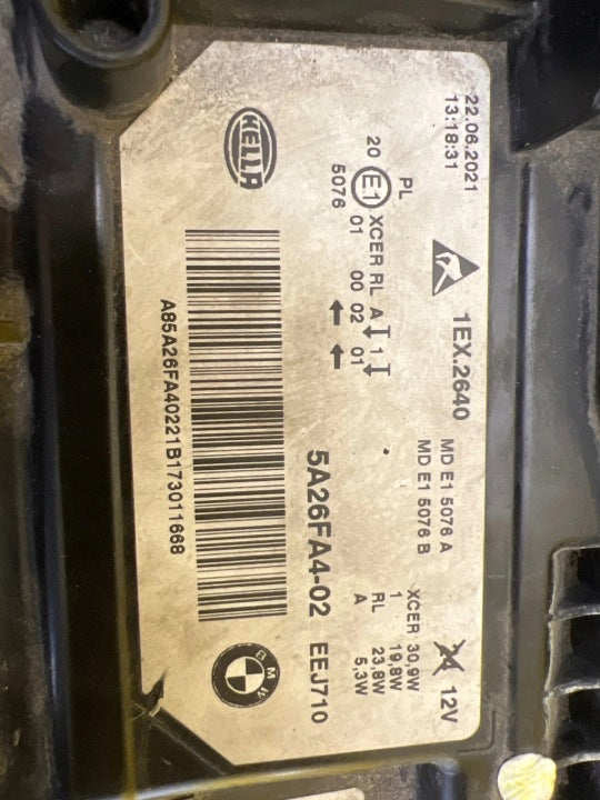 Frontscheinwerfer BMW 5 G30 F90 5A26FA4-02 LED Rechts Scheinwerfer Headlight SCH4919034570ro