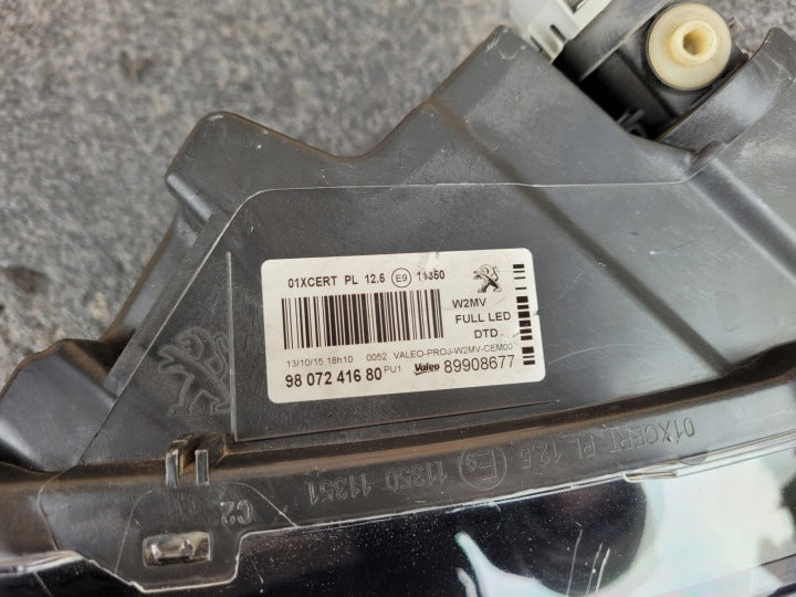 Frontscheinwerfer Peugeot 508 I 9807241680 LED Rechts Scheinwerfer Headlight SCH4976299990xt