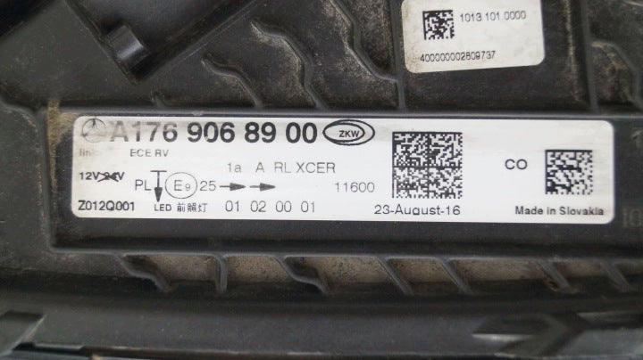 Frontscheinwerfer Mercedes-Benz 176906890089 LED Links Scheinwerfer Headlight SCH4983095661nt