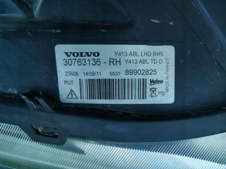Frontscheinwerfer Volvo Xc60 30763136 Xenon Rechts Scheinwerfer Headlight SCH5059565186uv
