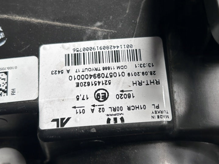 Frontscheinwerfer Fiat Tipo 521451620E LED Rechts Scheinwerfer Headlight SCH5139833621ln