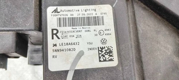 Frontscheinwerfer VW Tiguan 5NN941082D LED Rechts Scheinwerfer Headlight SCH5140196545kd