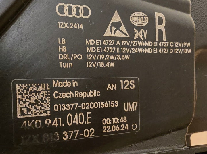 Frontscheinwerfer Audi A6 C8 4K0941040E LED Rechts Scheinwerfer Headlight SCH5172412893ry