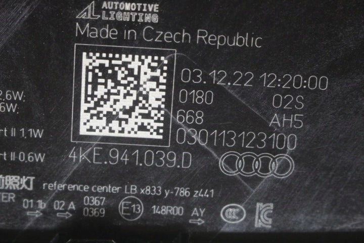 Frontscheinwerfer Audi E-Tron 4KE941039D Links Scheinwerfer Headlight SCH5217176448gj