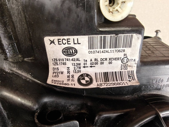 Frontscheinwerfer BMW F21 F20 7229680-11 Xenon Rechts Scheinwerfer Headlight SCH5228034817uw