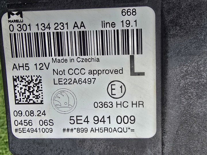 Frontscheinwerfer Skoda Octavia I 5E4941009 Links Scheinwerfer Headlight SCH5242731069bu