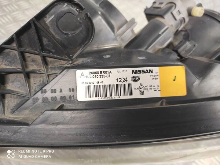 Frontscheinwerfer Nissan Qashqai I J10 26060BR01A Links Scheinwerfer Headlight SCH5264502772tf