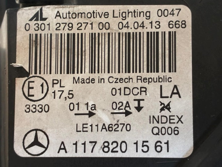 Frontscheinwerfer Mercedes-Benz Cla A1178201561 Xenon Links Headlight SCH5273702223im