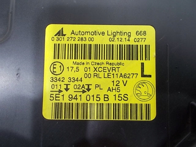 Frontscheinwerfer Skoda Octavia III 5E1941015B Xenon Links Headlight SCH5323886625us