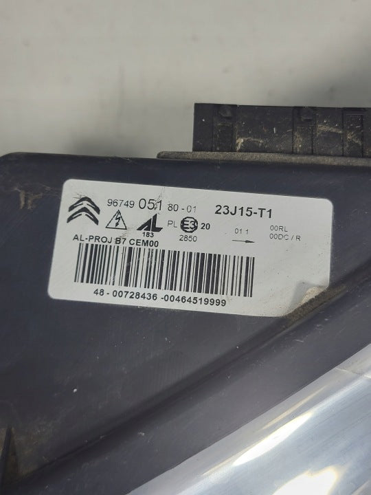 Frontscheinwerfer Citroën C4 B7 9674905180 Xenon Links Scheinwerfer Headlight SCH5343483652sr
