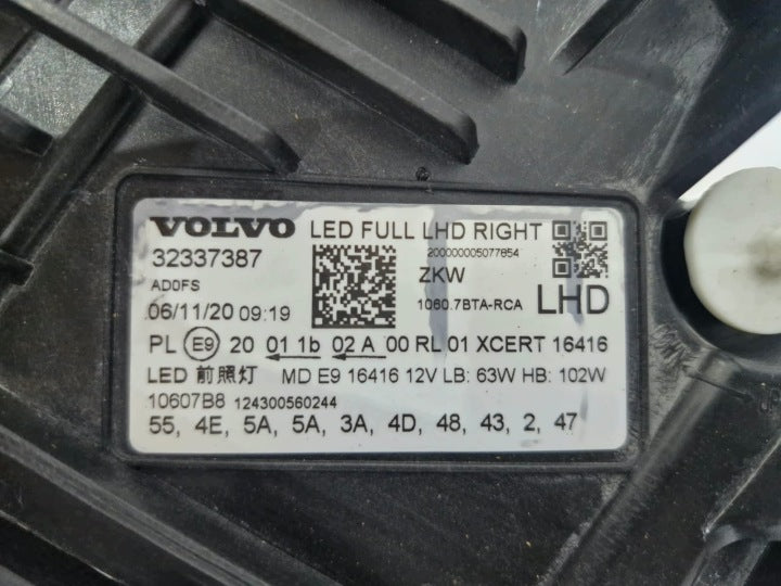 Frontscheinwerfer Volvo Xc60 II 32337387 Rechts Scheinwerfer Headlight SCH5363422959dp