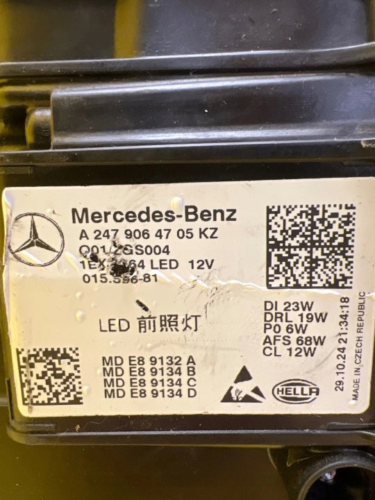 Frontscheinwerfer Mercedes-Benz W247 A2479064705 LED Links Headlight SCH5380202710vr
