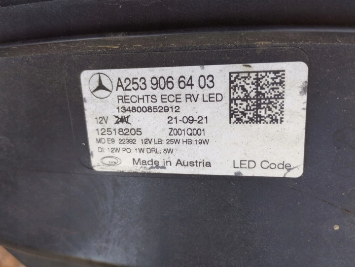 Frontscheinwerfer Mercedes-Benz Glc A2539066403 Full LED Rechts Headlight SCH5390242523pb