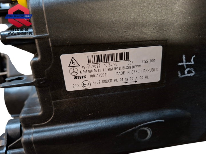 Frontscheinwerfer Mercedes-Benz A9618207761 A9618207661 Ein Satz Headlight SCH5537940674kh