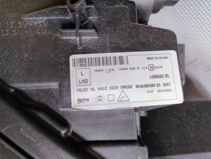 Frontscheinwerfer Citroën C3 I 9846482580 LED Links Scheinwerfer Headlight SCH5580537075lz