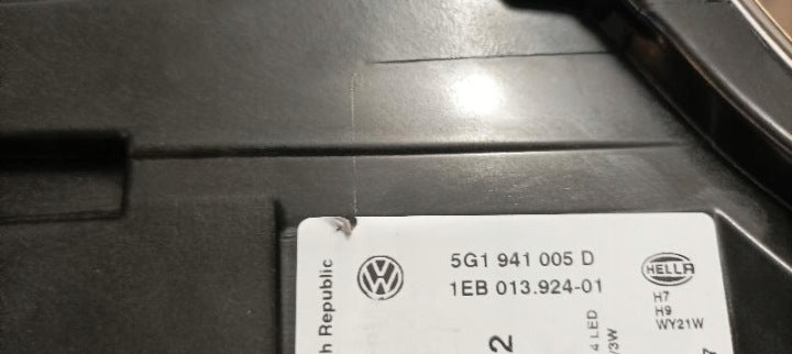 Frontscheinwerfer VW Golf VII 5g1 5G1941005D Links Scheinwerfer Headlight SCH5584026143ii