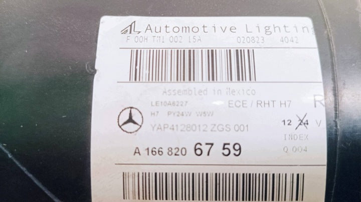 Frontscheinwerfer Mercedes-Benz W166 A1668206759 Rechts Scheinwerfer Headlight SCH5594301045mx
