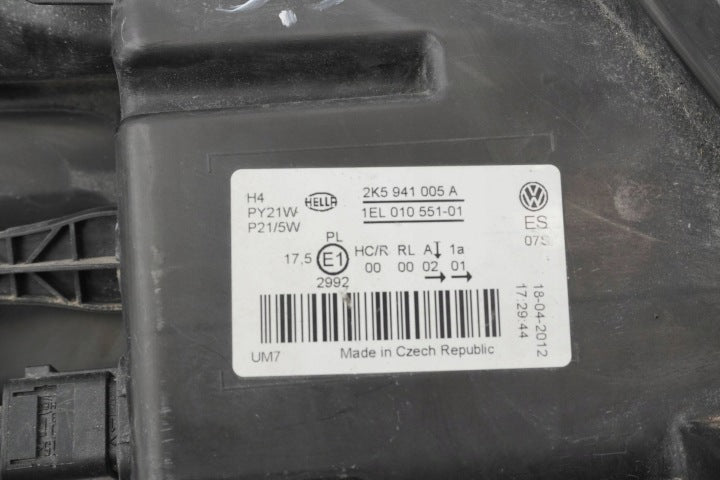 Frontscheinwerfer VW Caddy III 2K5941005A Links Scheinwerfer Headlight SCH5597554769rv