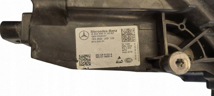 Frontscheinwerfer Mercedes-Benz Eqa Eqb A2439060100 Links Scheinwerfer Headlight SCH5606264949hx