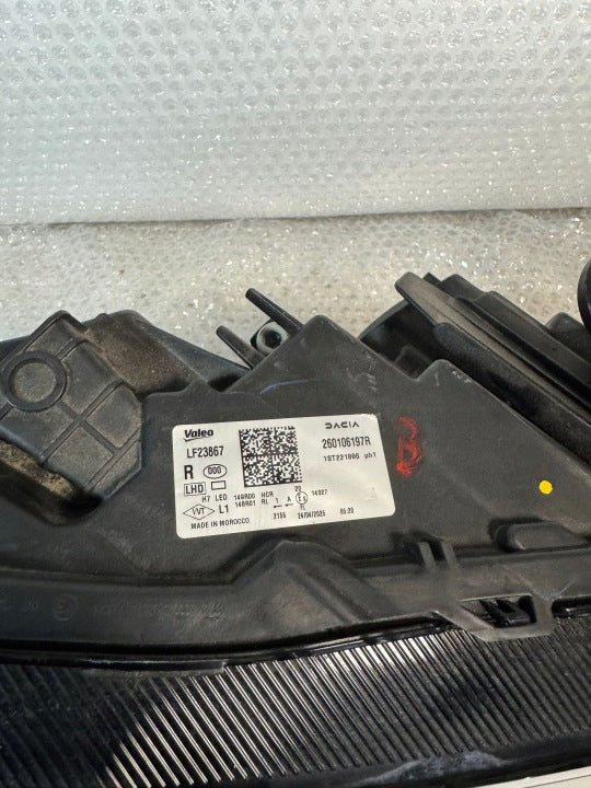 Frontscheinwerfer Dacia Sandero III 260106197R LED Rechts Scheinwerfer Headlight SCH5654002986km
