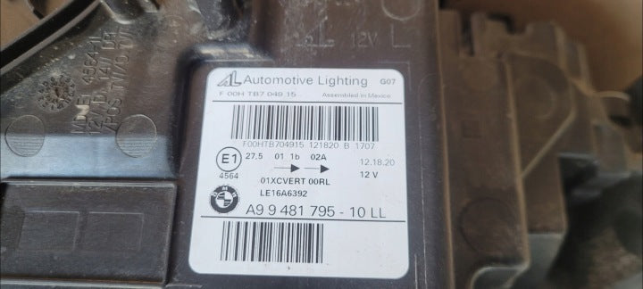 Frontscheinwerfer BMW X7 G07 9481795 Full LED Links Scheinwerfer Headlight SCH5691927275bs